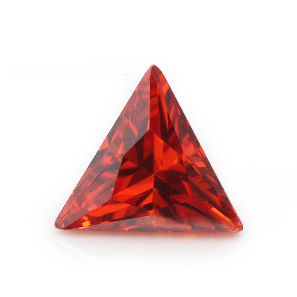 5A 3-20mm Delta Point Cut Loose CZ Stone - Bulk