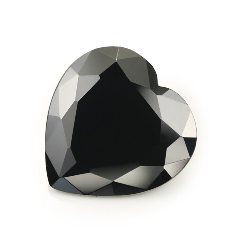 5A 3-20mm Heart Point Cut Loose CZ Stone - Bulk