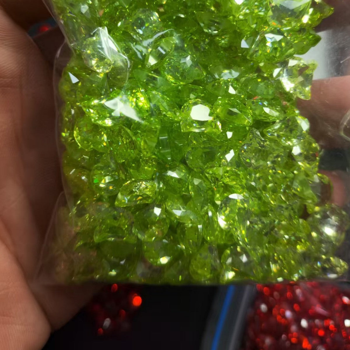 5A 7x8MM The Fortuna Cat Cut Loose CZ Stone - 2pcs