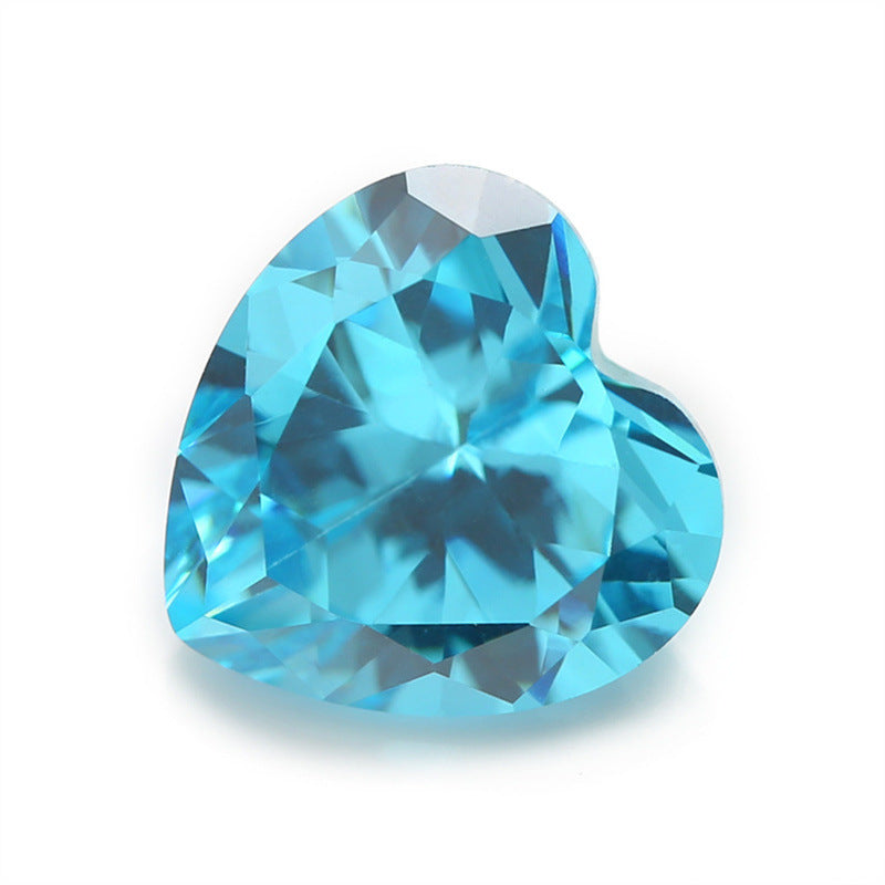 5A 3-20mm Heart Point Cut Loose CZ Stone - Bulk