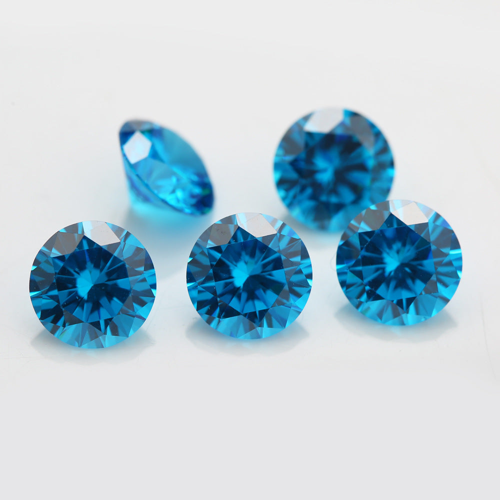 5A 0.8-2.7mm Round Point Cut Loose CZ Stone - 1000pcs