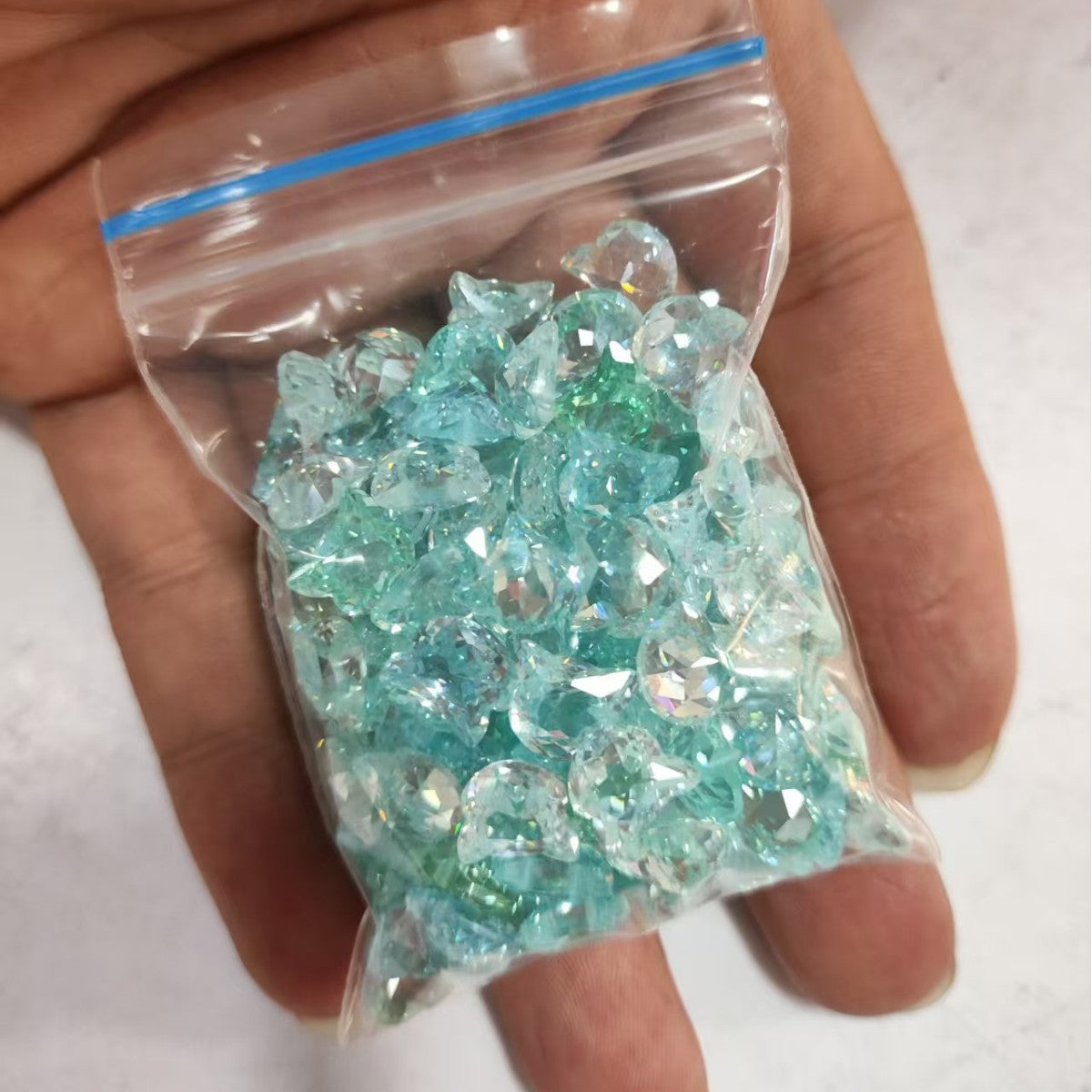 5A 7x8MM The Fortuna Cat Cut Loose CZ Stone - 2pcs