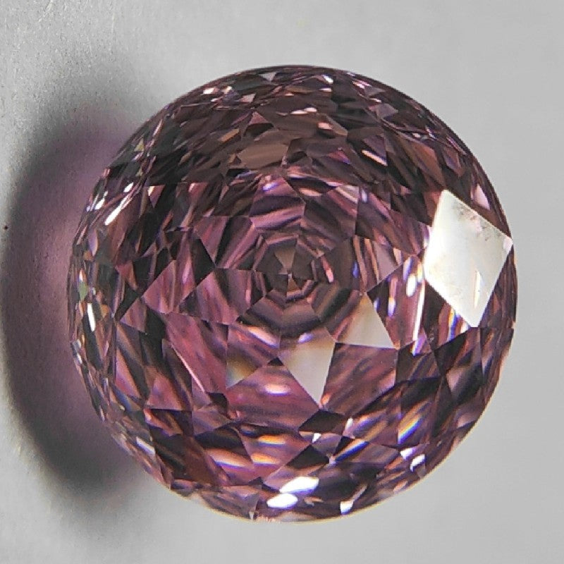 5A 4-8mm Round Rose Cut Loose CZ Stone - 2pcs