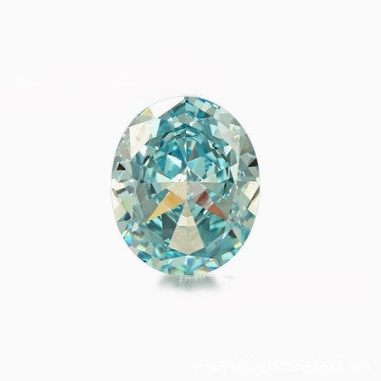 5A 4-16mm Oval Ice Flower Cut Loose CZ Stone - 1pcs