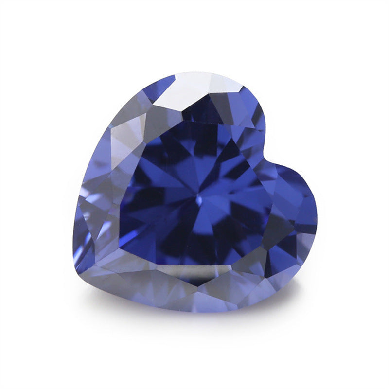 5A 3-20mm Heart Point Cut Loose CZ Stone - Bulk
