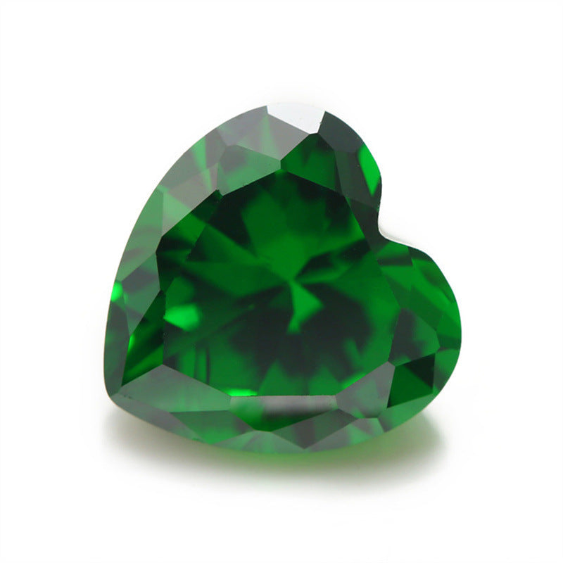 5A 3-20mm Heart Point Cut Loose CZ Stone - Bulk