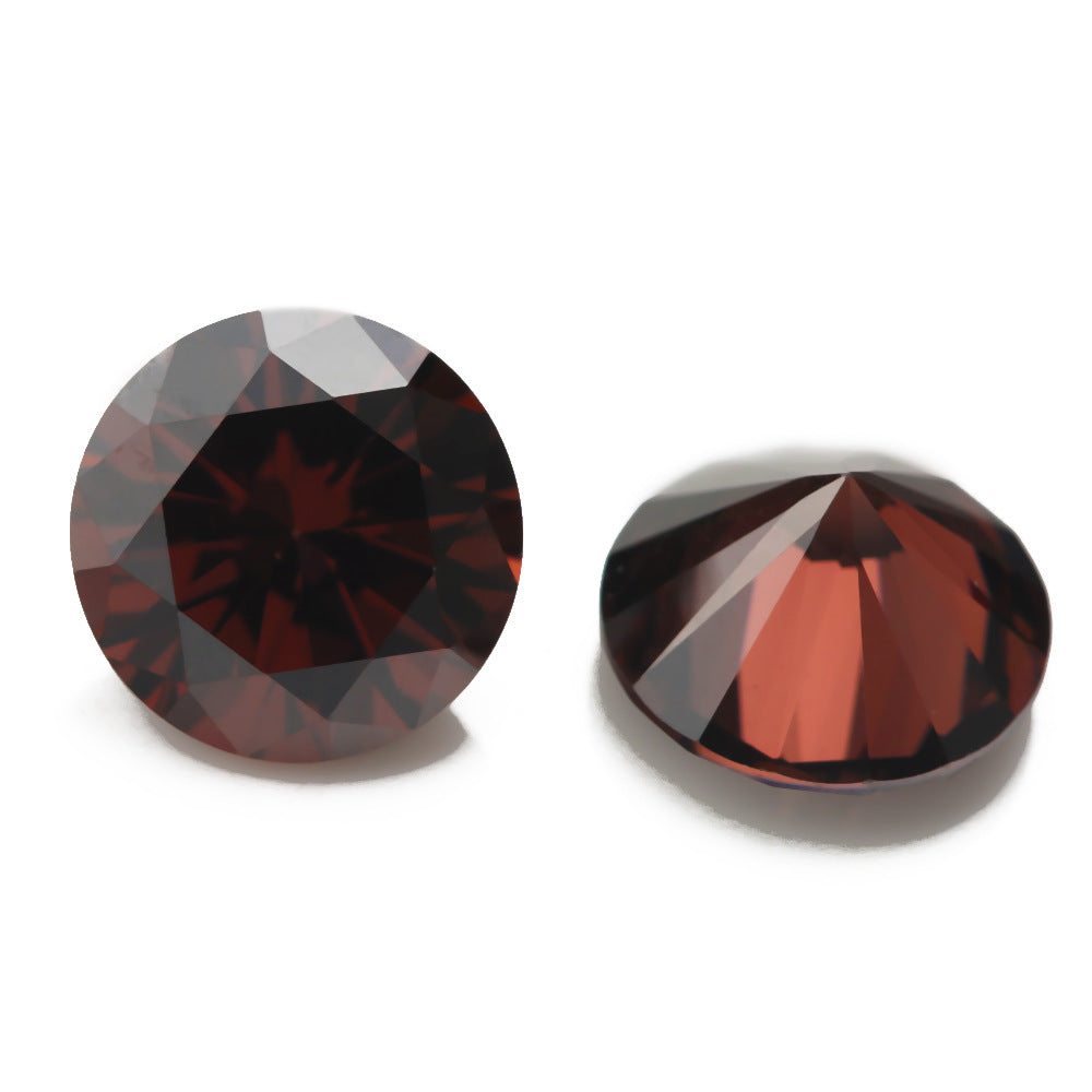 5A 0.8-2.7mm Round Point Cut Loose CZ Stone - 1000pcs