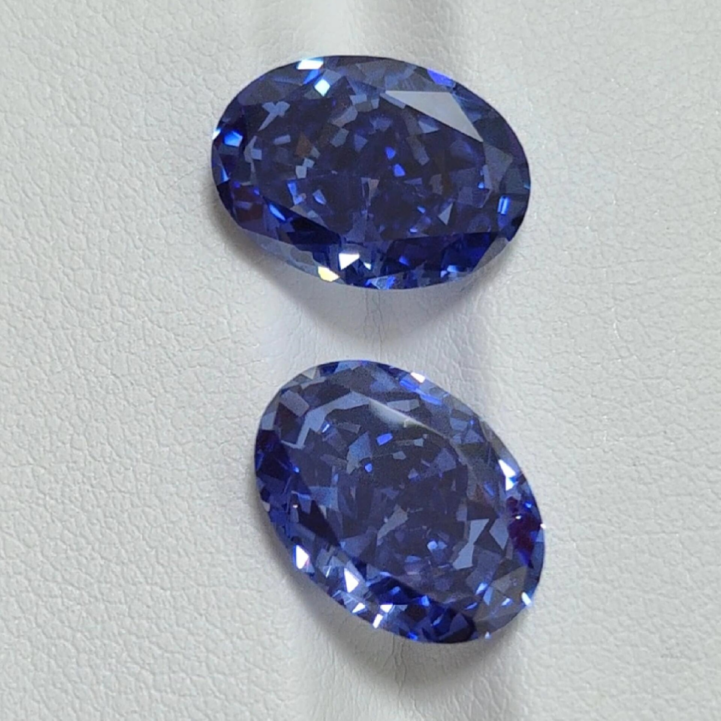 5A 4-16mm Oval Ice Flower Cut Loose CZ Stone - 1pcs