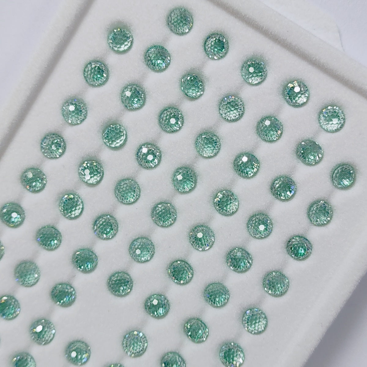 5A 4mm Round Flame Cut Loose CZ Stone - 2pcs