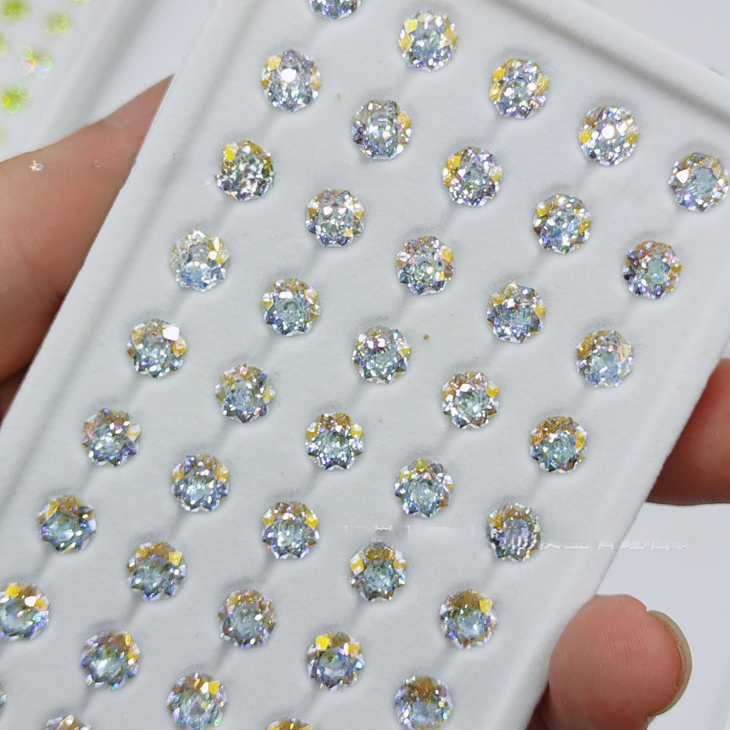 5A Octagonal Iridescent-Coated Bouquet Cut Loose CZ Stone - 2pcs