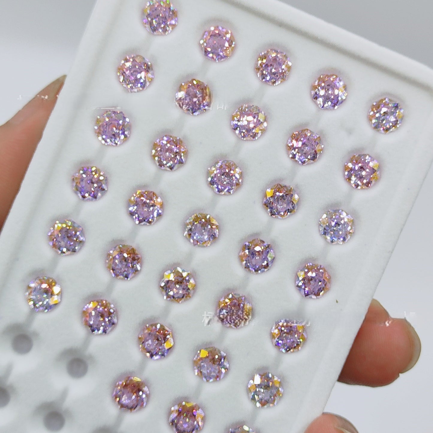 5A Octagonal Iridescent-Coated Bouquet Cut Loose CZ Stone - 2pcs