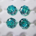 5A 6-8mm Octagonal Sweetheart Millennium Rose Cut Loose CZ Stone - 2pcs