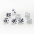5A 0.8-2.7mm Round Point Cut Loose CZ Stone - 1000pcs