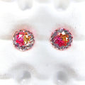 5A Octagonal Iridescent-Coated Bouquet Cut Loose CZ Stone - 2pcs