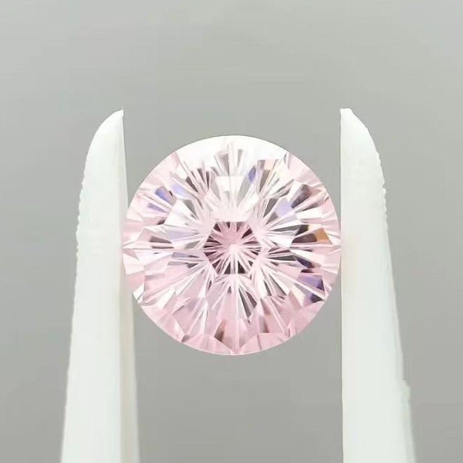 5A 5-10mm Round Firework Cut Loose CZ Stone - 2pcs