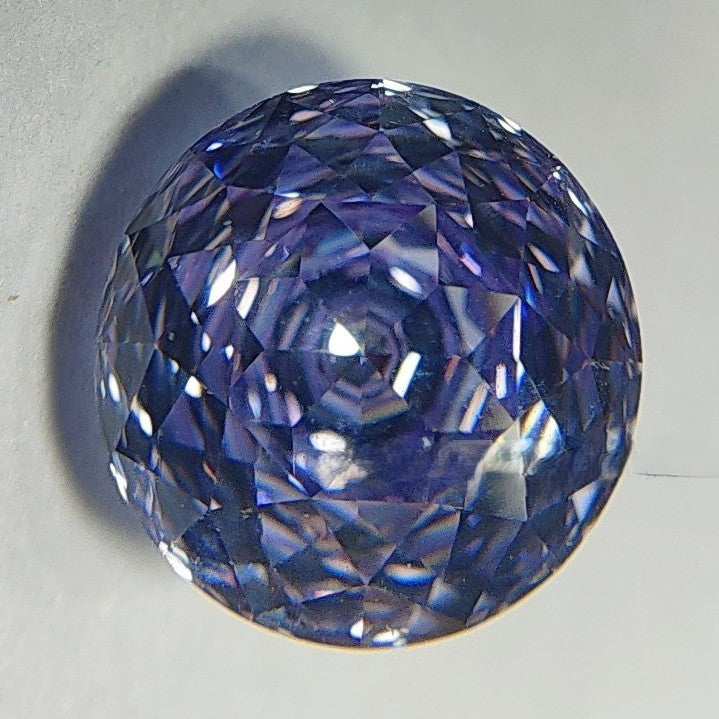 5A 4-8mm Round Rose Cut Loose CZ Stone - 2pcs