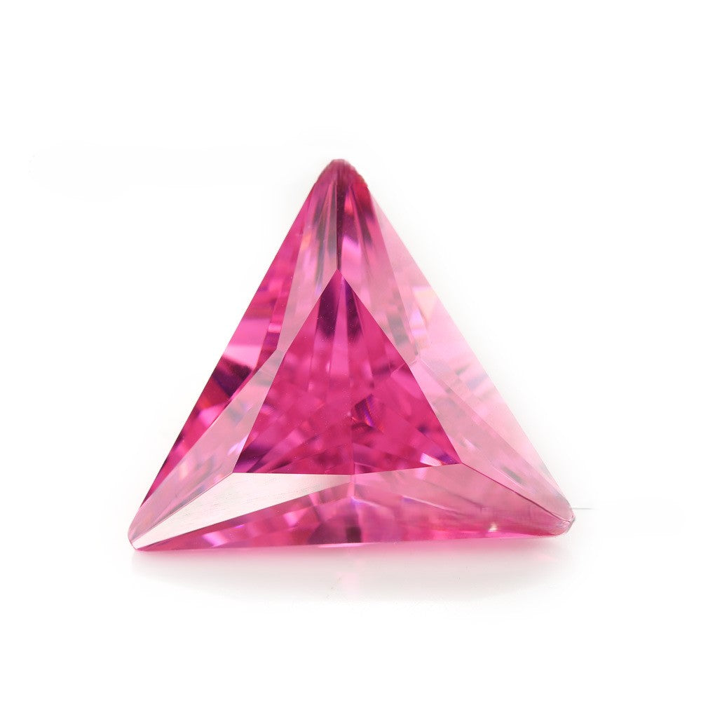 5A 3-20mm Delta Point Cut Loose CZ Stone - Bulk