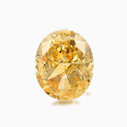 5A 4-16mm Oval Ice Flower Cut Loose CZ Stone - 1pcs