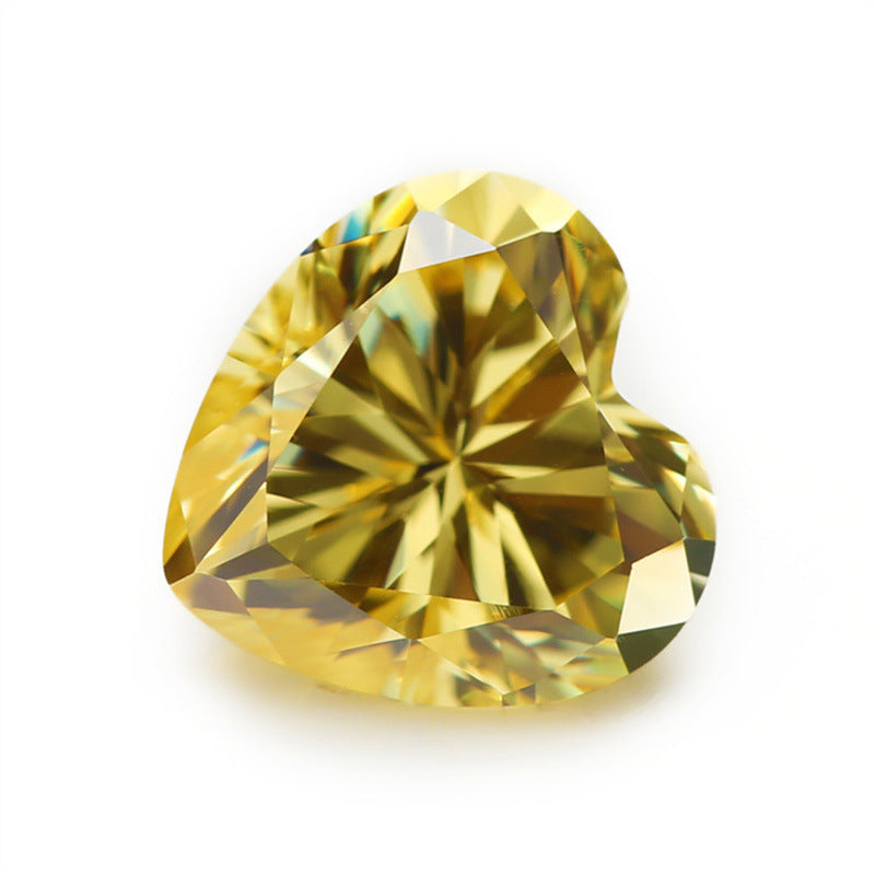 5A 3-20mm Heart Point Cut Loose CZ Stone - Bulk