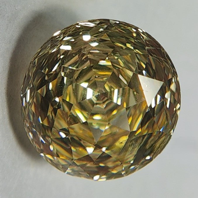 5A 4-8mm Round Rose Cut Loose CZ Stone - 2pcs