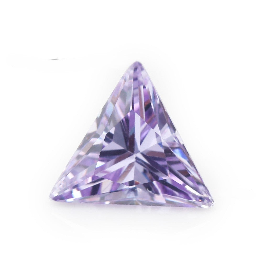 5A 3-20mm Delta Point Cut Loose CZ Stone - Bulk