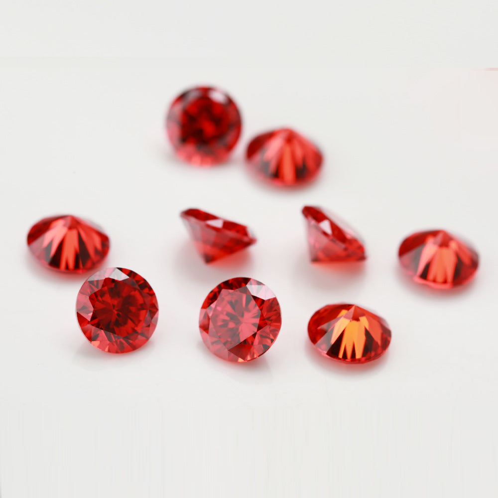 5A 3-20mm Round Point Cut Loose CZ Stone - Bulk