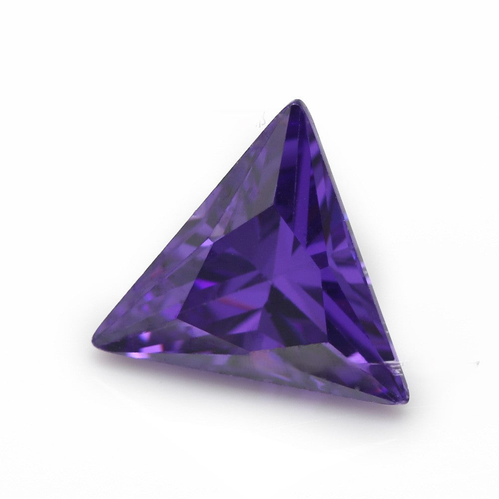 5A 3-20mm Delta Point Cut Loose CZ Stone - Bulk