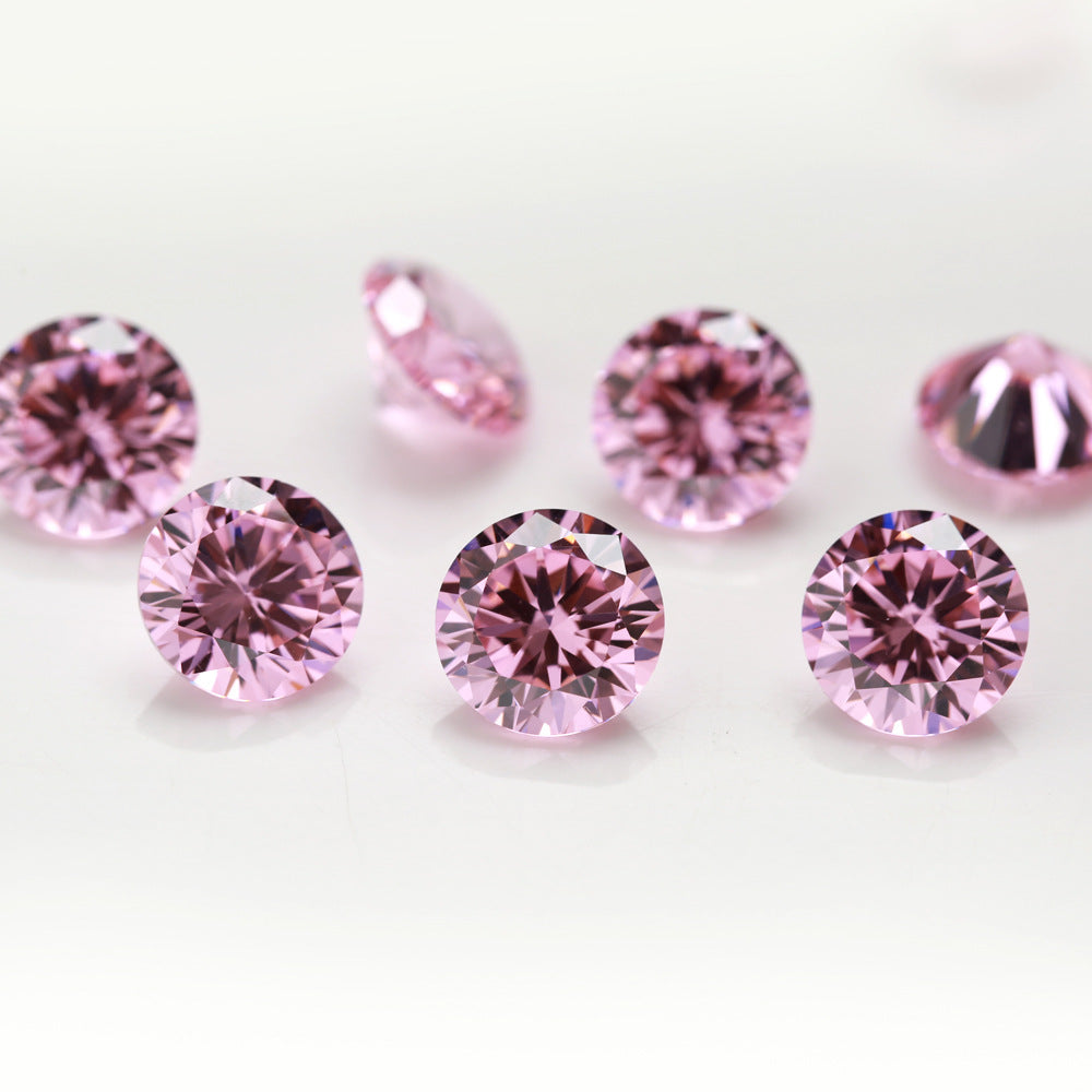 5A 0.8-2.7mm Round Point Cut Loose CZ Stone - 1000pcs