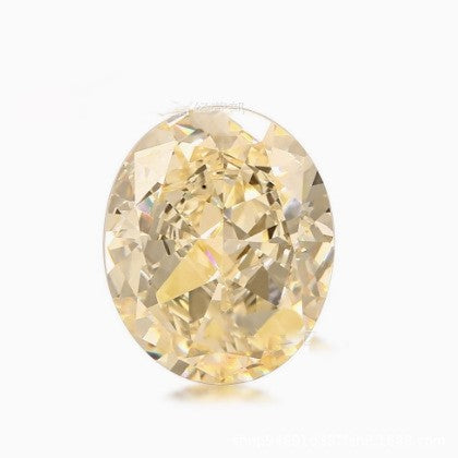 5A 4-16mm Oval Ice Flower Cut Loose CZ Stone - 1pcs