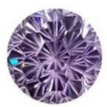 5A 5-10mm Round Firework Cut Loose CZ Stone - 2pcs