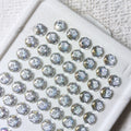 5A 6-8mm Octagonal Coated "Water Baby" Loose CZ Stone - 2pcs