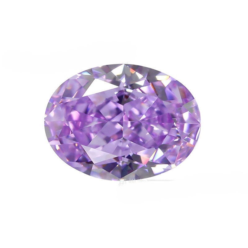 5A 4-16mm Oval Ice Flower Cut Loose CZ Stone - 1pcs