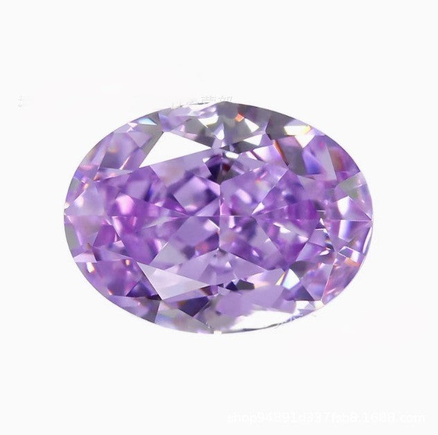 5A 4-16mm Oval Ice Flower Cut Loose CZ Stone - 1pcs