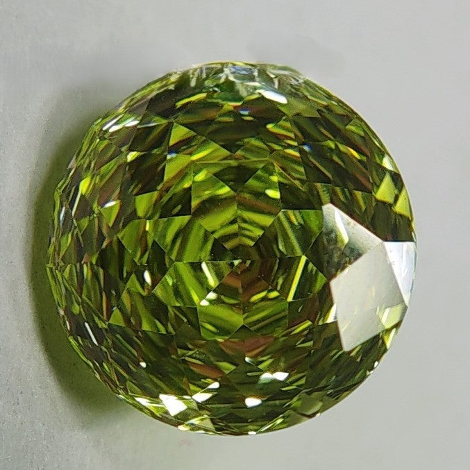 5A 4-8mm Round Rose Cut Loose CZ Stone - 2pcs