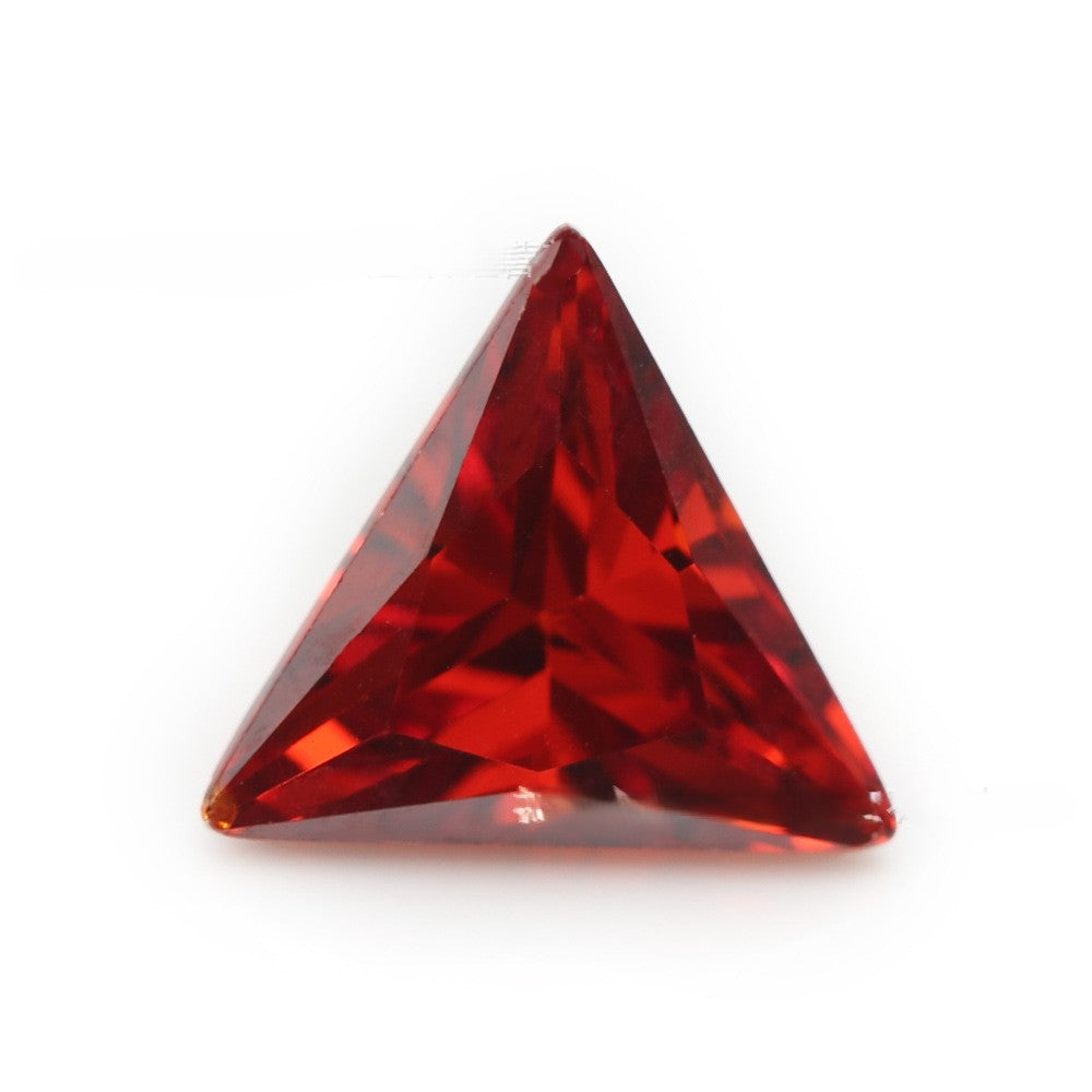 5A 3-20mm Delta Point Cut Loose CZ Stone - Bulk