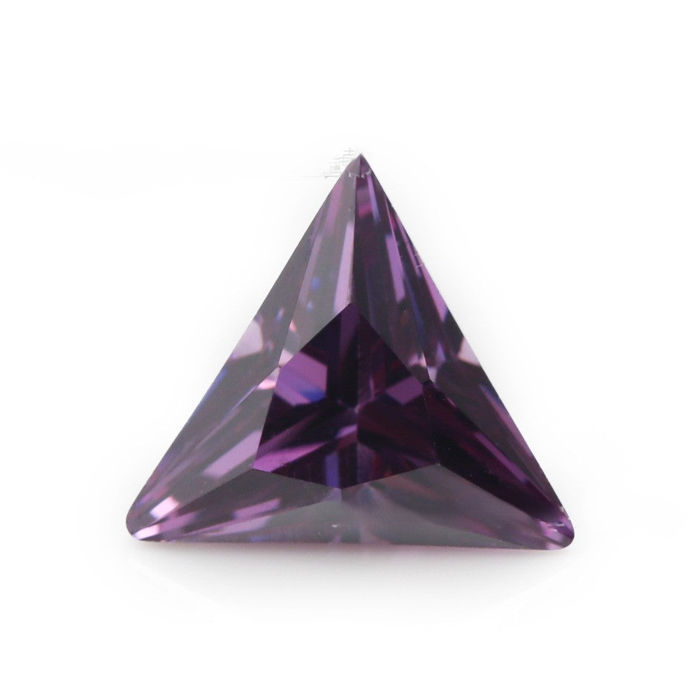 5A 3-20mm Delta Point Cut Loose CZ Stone - Bulk