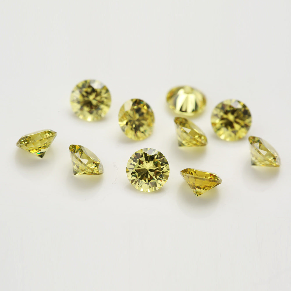 5A 3-20mm Round Point Cut Loose CZ Stone - Bulk
