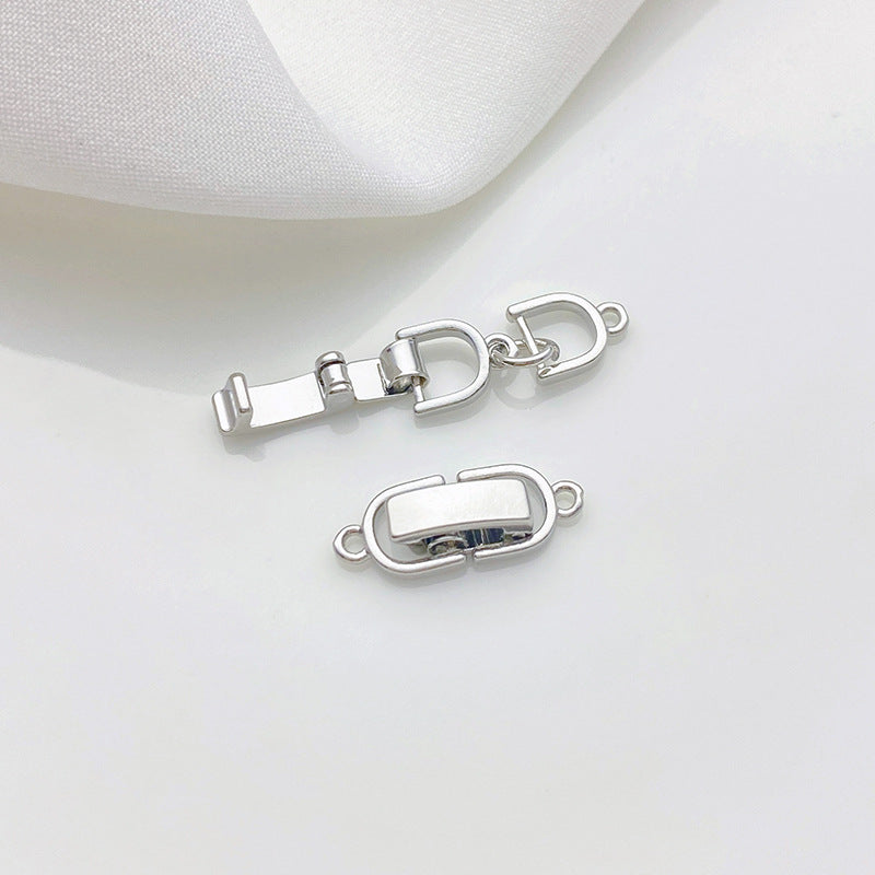 Floral Zircon Closure Connector