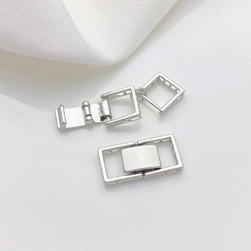 Floral Zircon Closure Connector