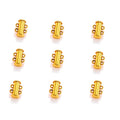 Multi-Strand Magnetic Slide Tube Lock Jewelry Connectors-5pcs