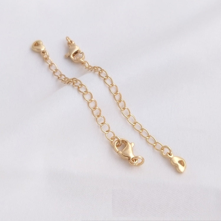 Lobster Clasp with Extended Chain-5pcs