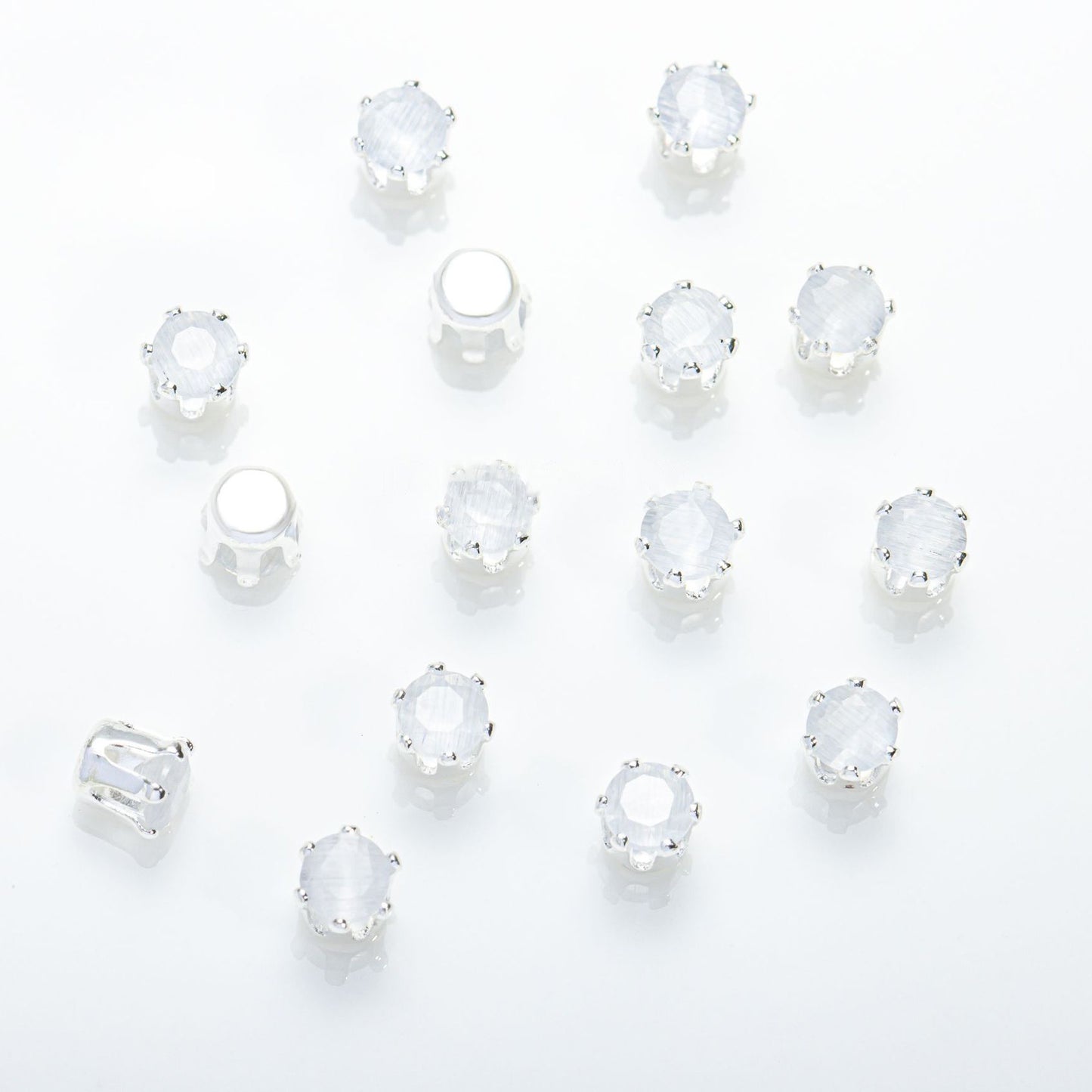 3mm Cat Eye Round Zircon Beads