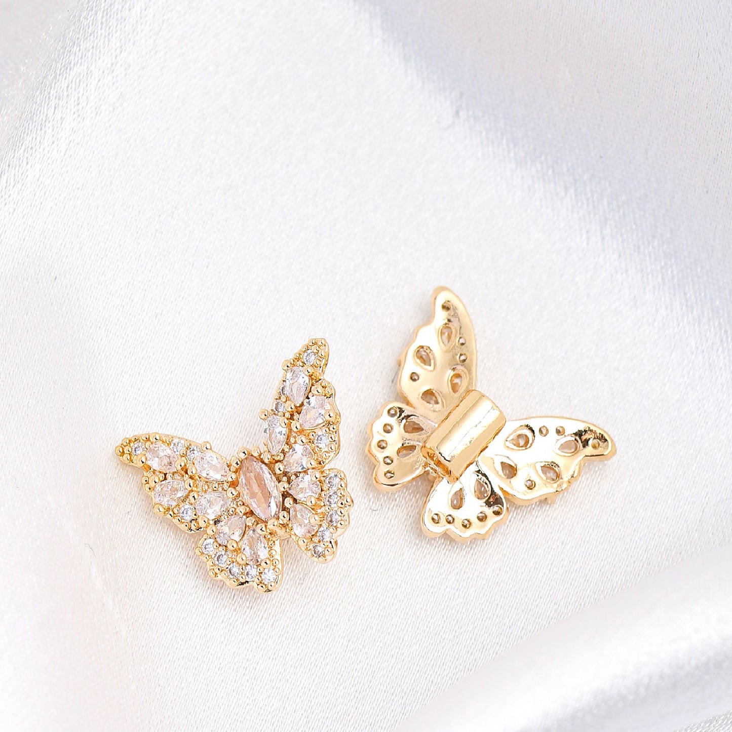 CZ Butterflies Spacers