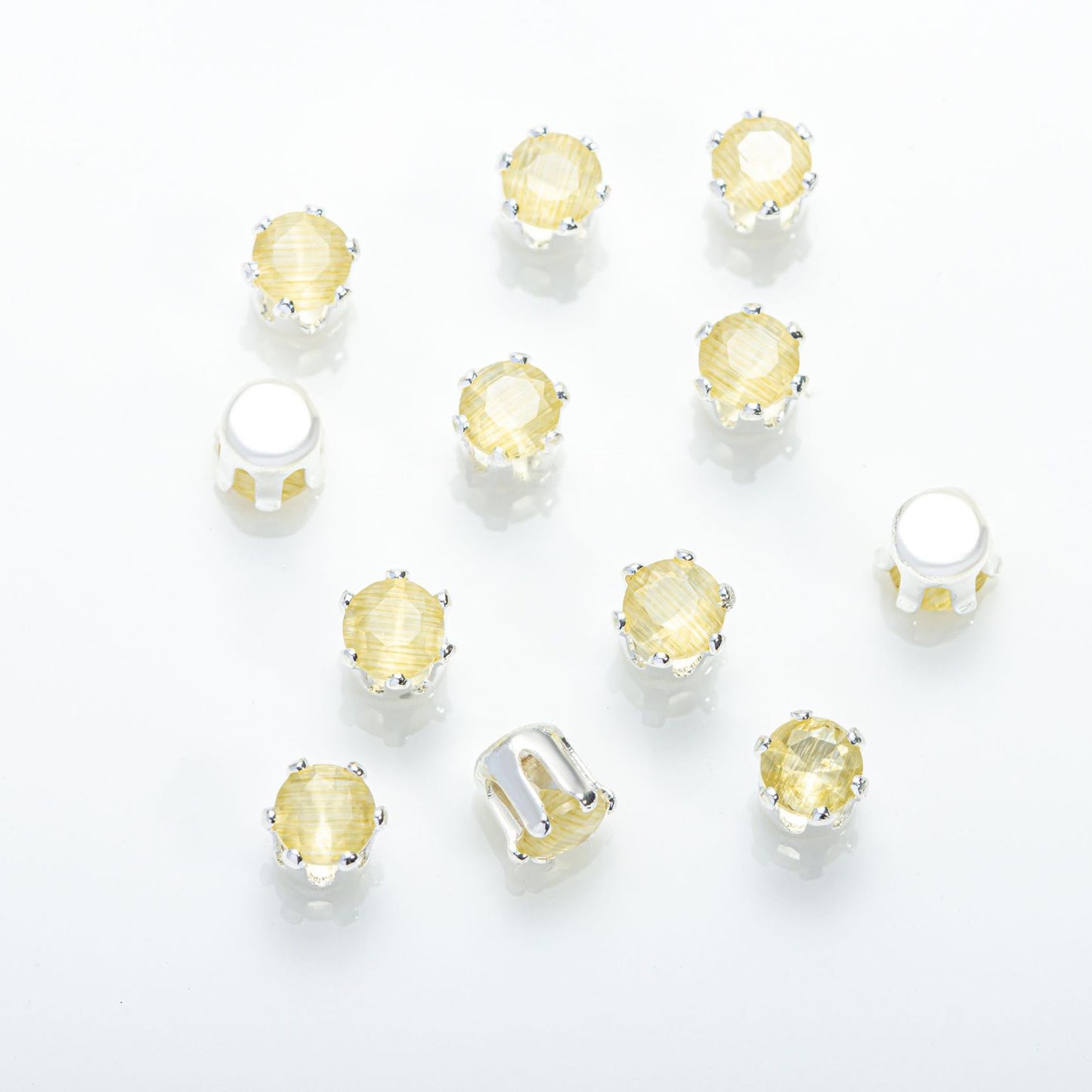 3mm Cat Eye Round Zircon Beads